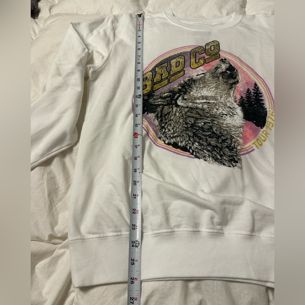 Recycled Karma Bad Company Tour Slim-Fit Band Sweatshirt-NWOT-Size S (Oversized) - Picture 9 of 10